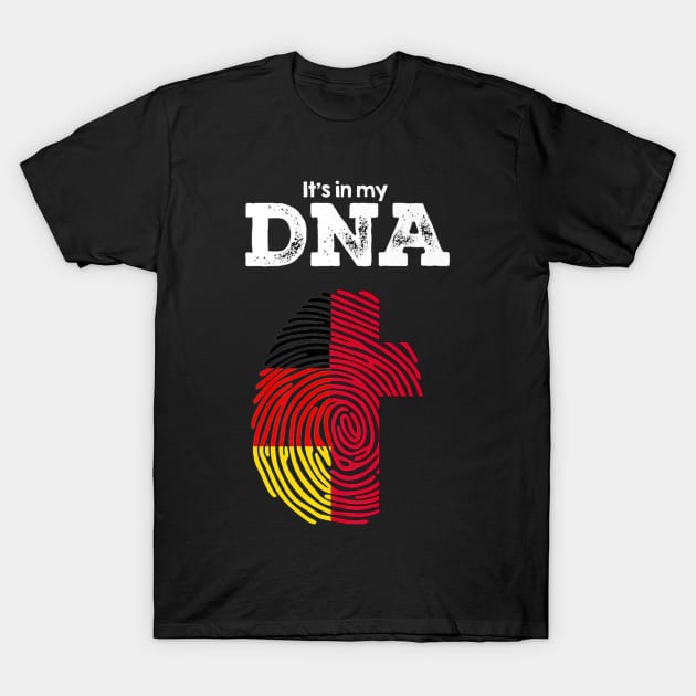 My Dna German Christianity Patriot Apparel T-Shirt by Stick Figure103